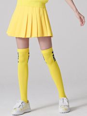 UTAA Logo Knee Socks : Yellow