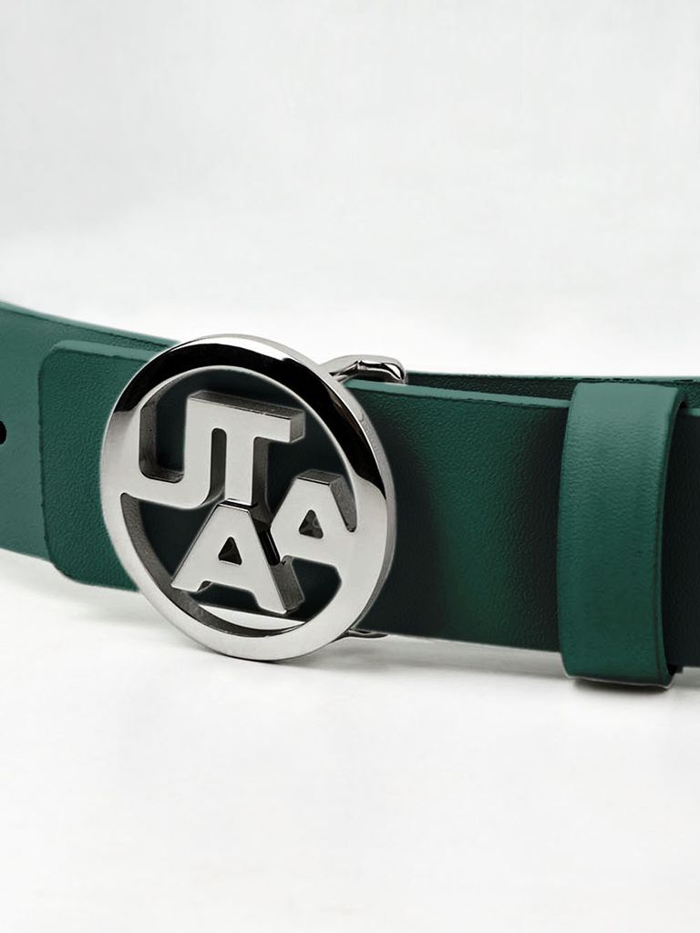 UTAA Metal Symbol Logo Belt : Women's Green