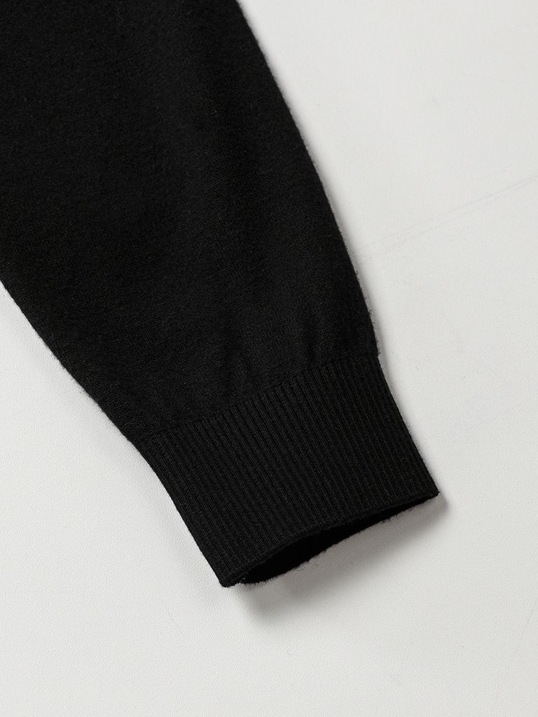 UTAA Panther Openneck Knit Pullover : Men's Black