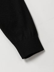 UTAA Panther Openneck Knit Pullover : Men's Black