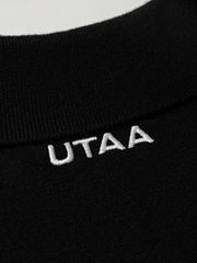 UTAA Panther Openneck Knit Pullover : Men's Black