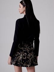 UTAA Cryptic Stellar Pleats Skirt : Black