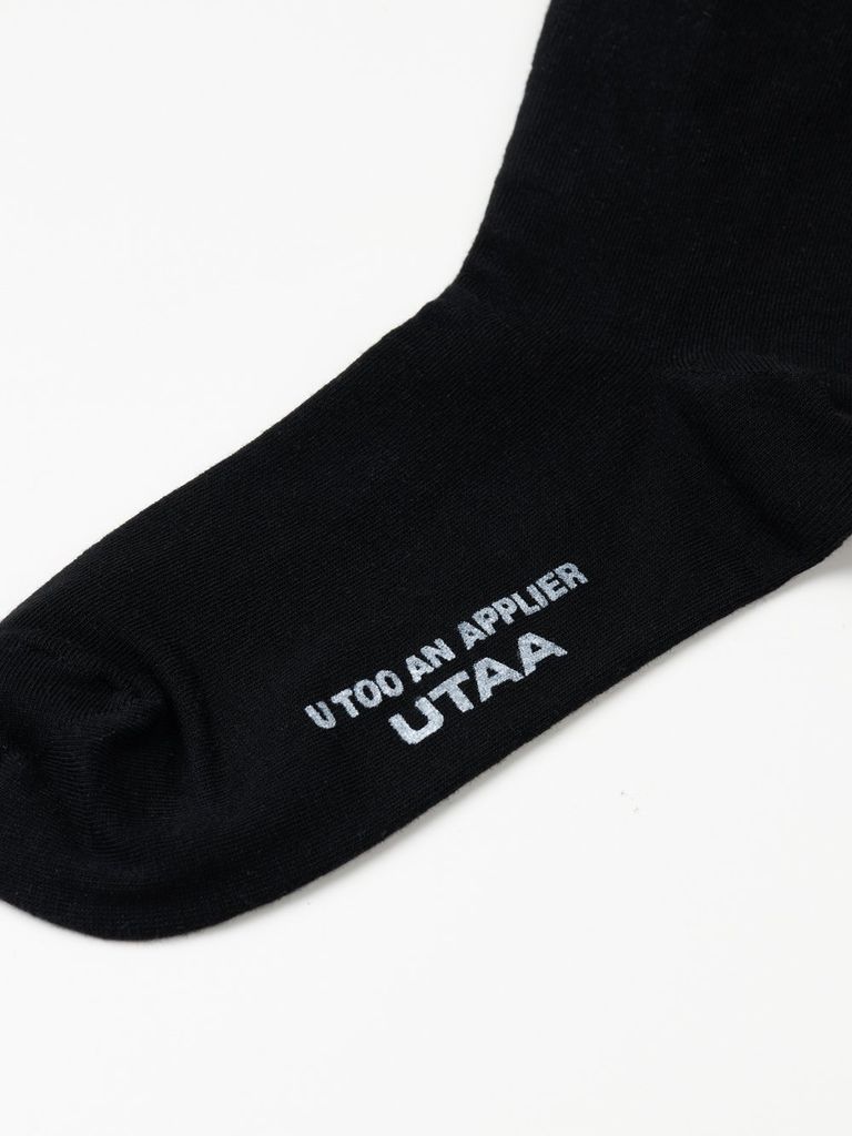UTAA Passenger Logo Knee Socks : Black