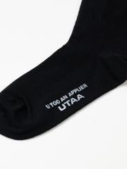 UTAA Passenger Logo Knee Socks : Black