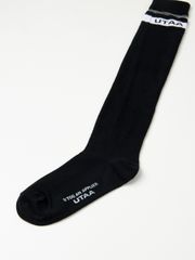 UTAA Passenger Logo Knee Socks : Black