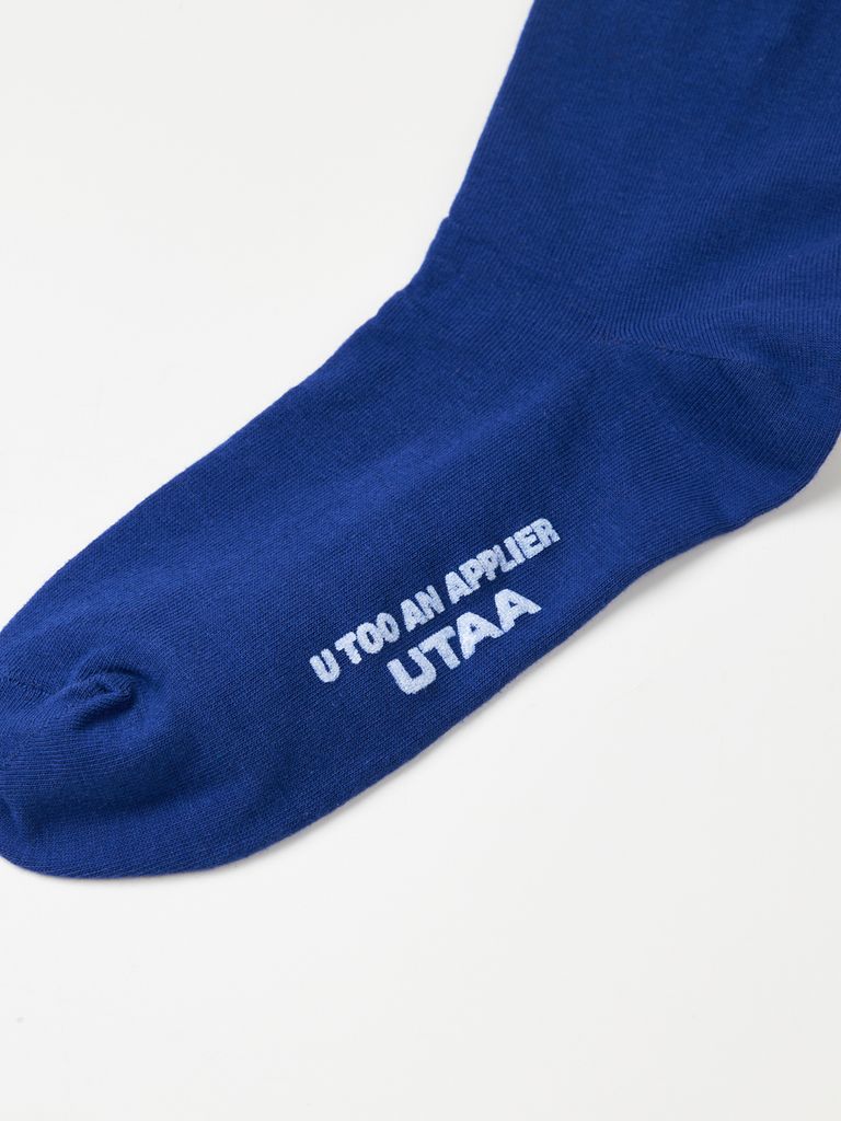 UTAA Passenger Logo Knee Socks : Blue
