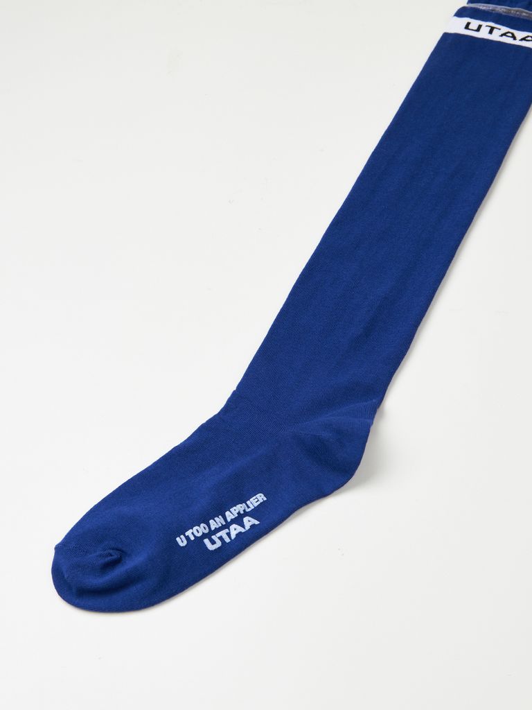 UTAA Passenger Logo Knee Socks : Blue