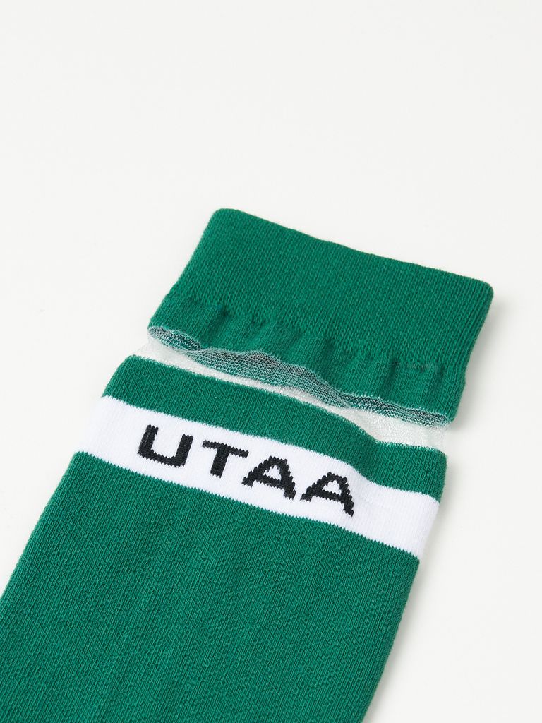 UTAA Passenger Logo Knee Socks : Green