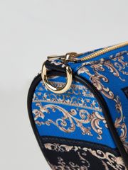 UTAA Neon Baroque Halfmoon Cross Bag : Blue