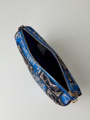 UTAA Neon Baroque Halfmoon Cross Bag : Blue