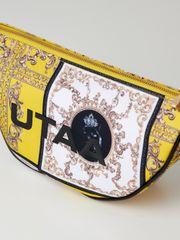 UTAA Neon Baroque Halfmoon Cross Bag : Yellow