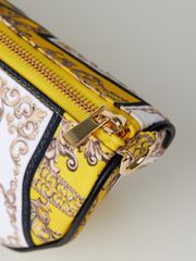 UTAA Neon Baroque Halfmoon Cross Bag : Yellow