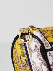 UTAA Neon Baroque Halfmoon Cross Bag : Yellow