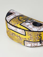 UTAA Neon Baroque Halfmoon Cross Bag : Yellow