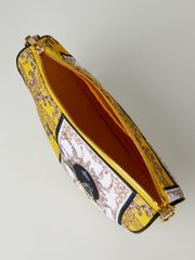 UTAA Neon Baroque Halfmoon Cross Bag : Yellow