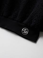 UTAA Ring Panther Wave Knit PK Sleeve : Women's Black
