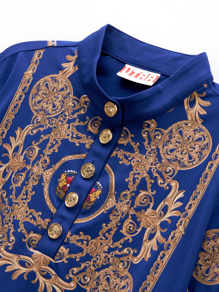 UTAA Emperor Crown Baroque PK T-shirts : Blue