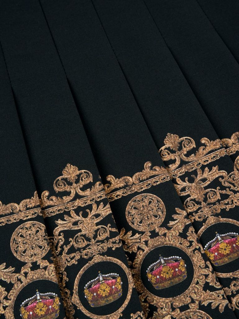 UTAA Emperor Crown Baroque Short Skirt : Women's Black