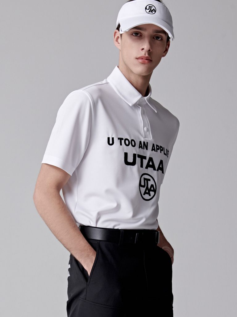 UTAA Swing Fit Logo PK T-Shirts : Men's White