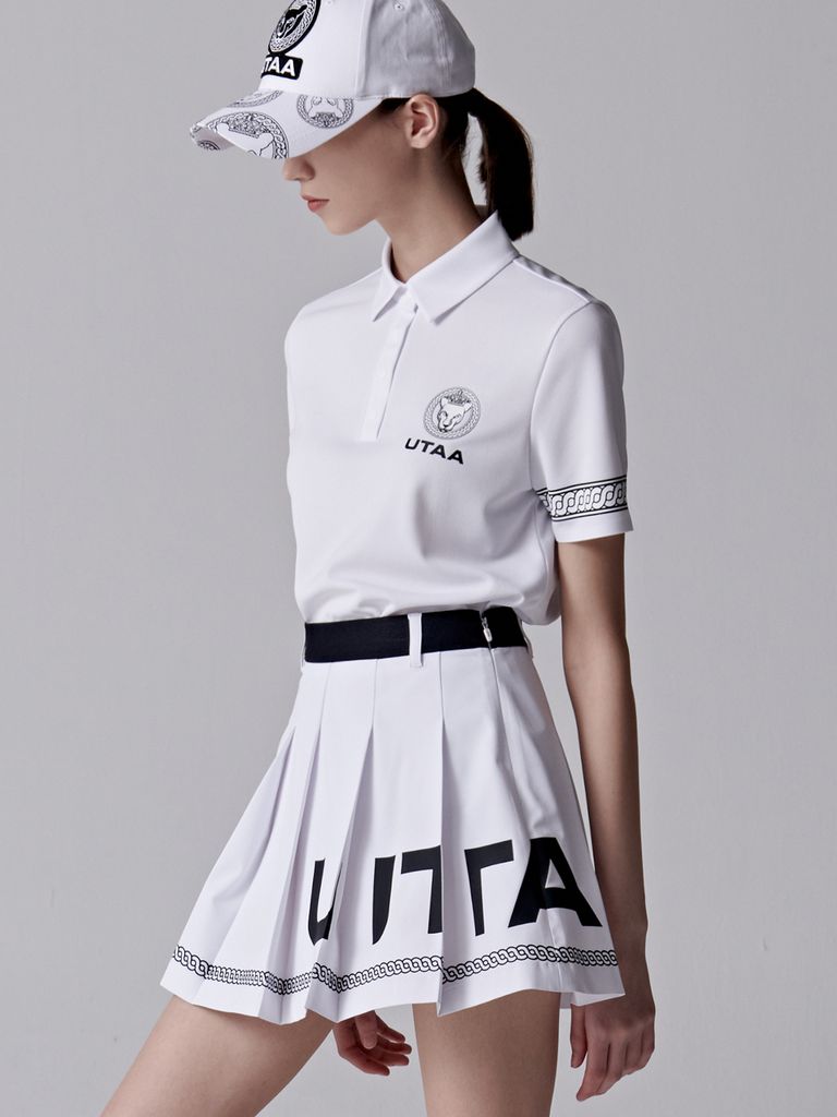 UTAA Scudo Ring Panther Basic PK T-Shirts : Women's White