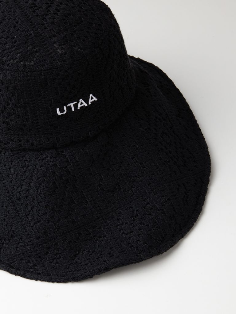 UTAA Pixel Tile Lace Bucket Hat : Women's Black