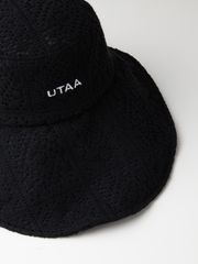 UTAA Pixel Tile Lace Bucket Hat : Women's Black