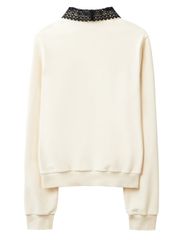 UTAA Ducat Punching Lace PK Sleeve : Women's Ivory