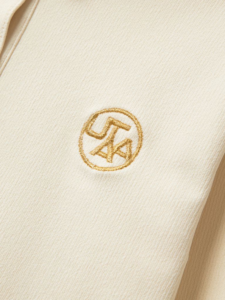 UTAA Ducat Punching Lace PK Sleeve : Women's Ivory