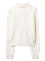 UTAA Ducat Wool Knit Pullover : Women's Ivory