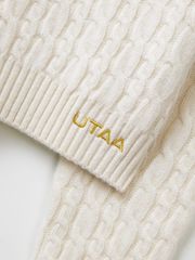 UTAA Ducat Wool Knit Pullover : Women's Ivory
