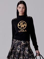 UTAA Gold Emblem Turtleneck Sleeve : Women's Black