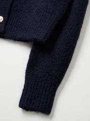 UTAA Gold Crown Panther Knit Cardigan : Women's Navy