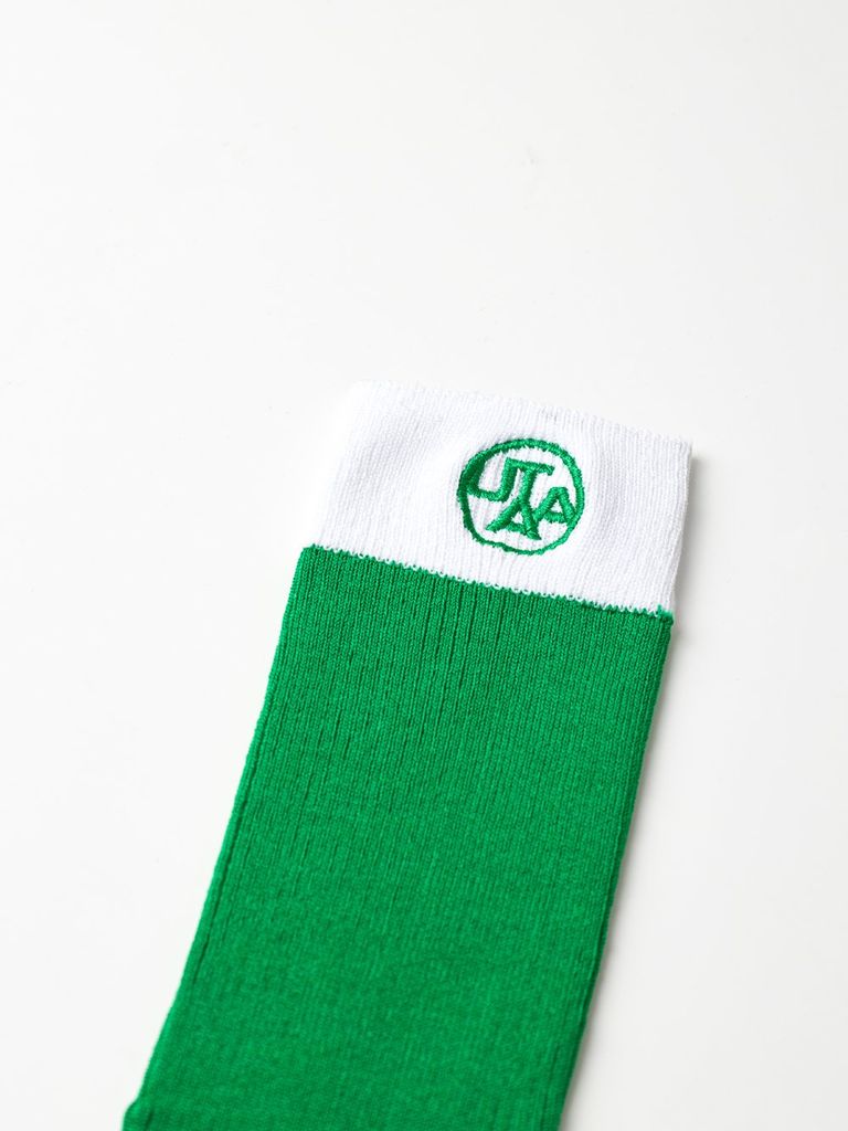 UTAA Symbol Color Knee Socks : Women's Green