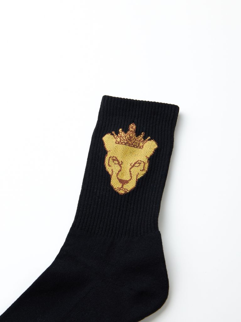 UTAA Crown Panther Basic Socks : Women's Black