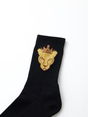UTAA Crown Panther Basic Socks : Women's Black
