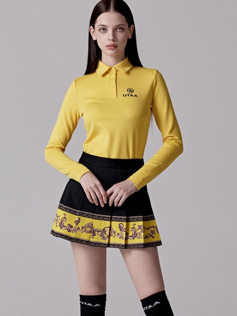 UTAA Neon Color Bounce PK Sleeve : Women's Yellow