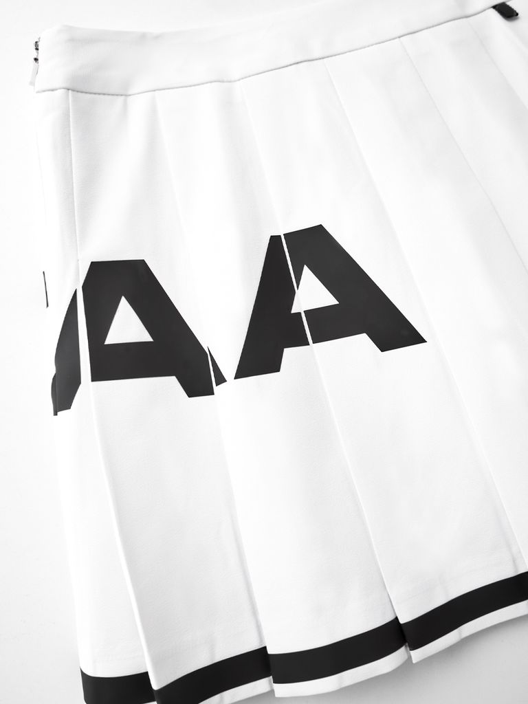 UTAA DayBreak Line Flare Skirt : White