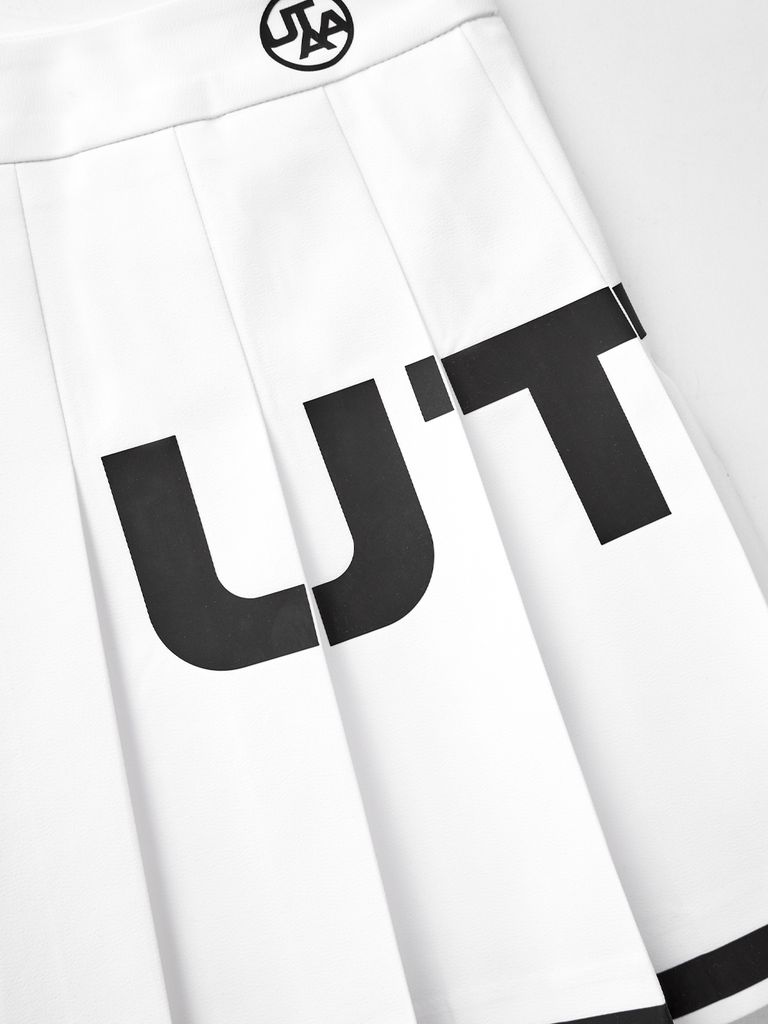 UTAA DayBreak Line Flare Skirt : White