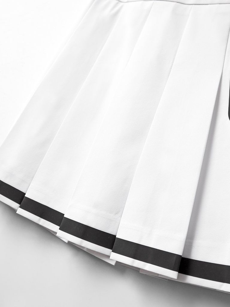 UTAA DayBreak Line Flare Skirt : White