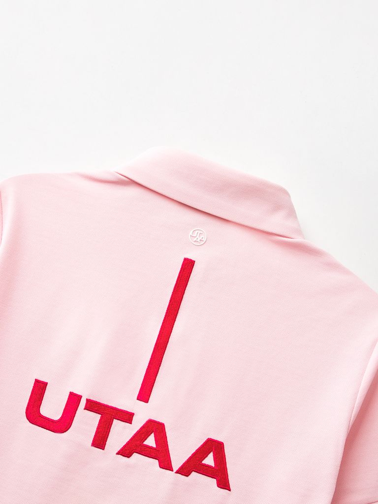 UTAA Dual Tape Mix PK T-shirt : Women's Light Pink