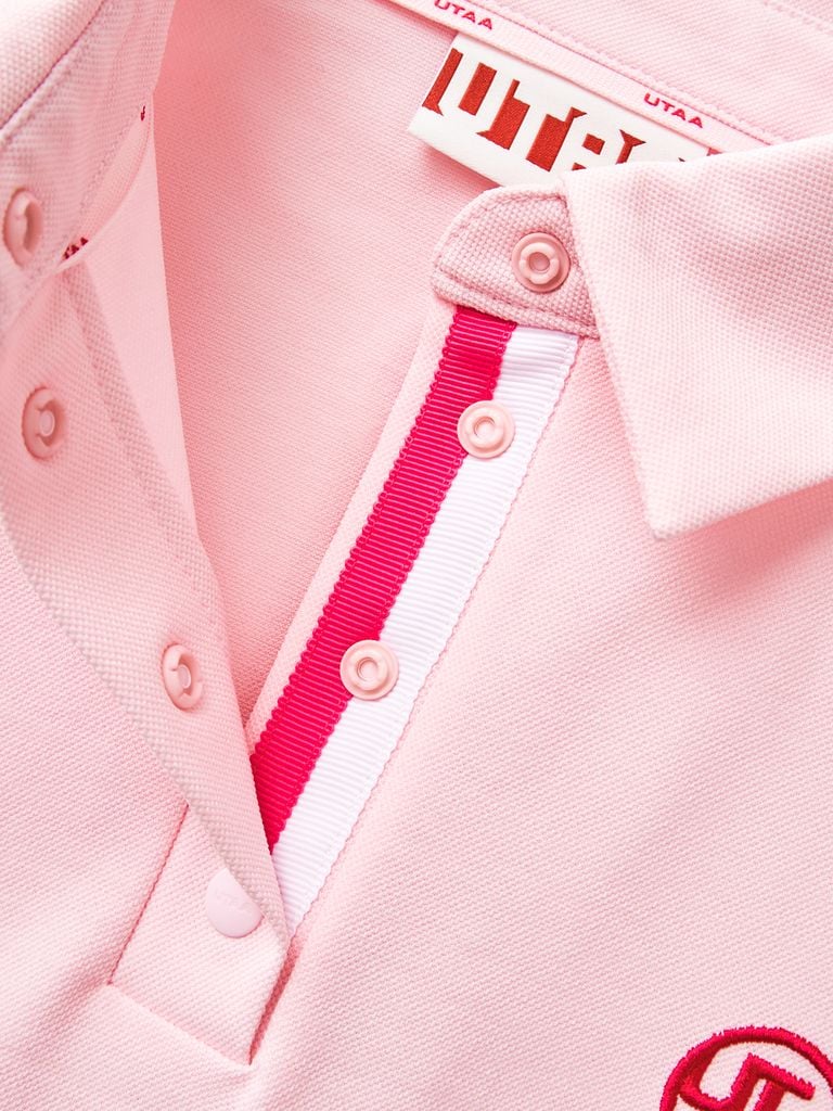 UTAA Dual Tape Mix PK T-shirt : Women's Light Pink