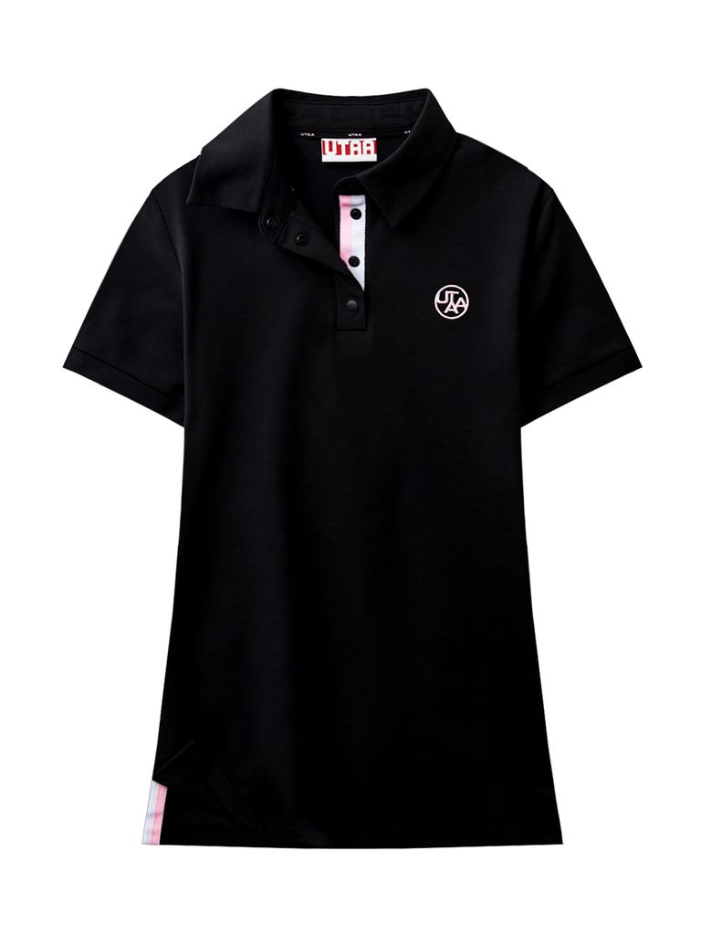 UTAA Dual Tape Mix PK T-shirt : Women's Black