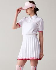 UTAA Amber Double Stripe PK Knit : Women's White