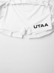 UTAA Helix String Pleats Skirt : White