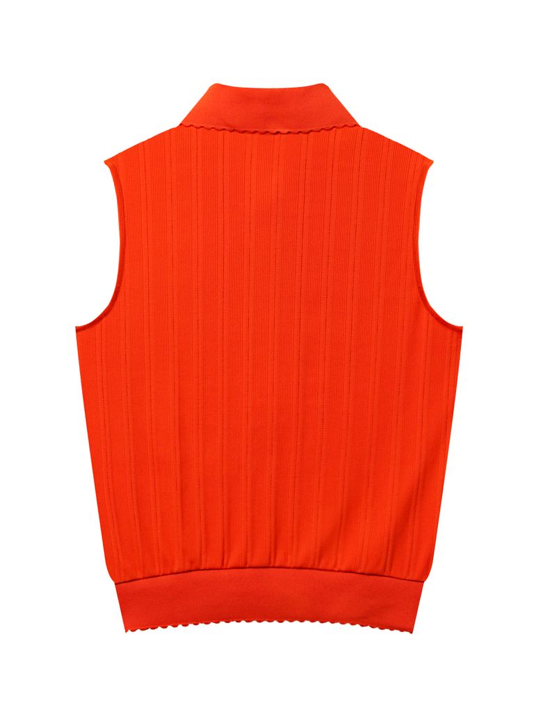 UTAA Ducat Gild Ring Panther PK Sleeveless : Women's Orange