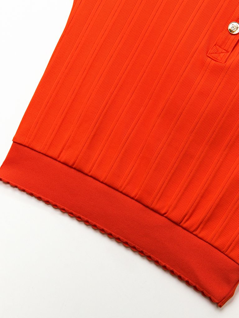UTAA Ducat Gild Ring Panther PK Sleeveless : Women's Orange
