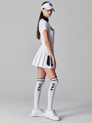 UTAA Helix String Pleats Skirt : White