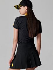 UTAA Helix String Pleats Skirt : Black