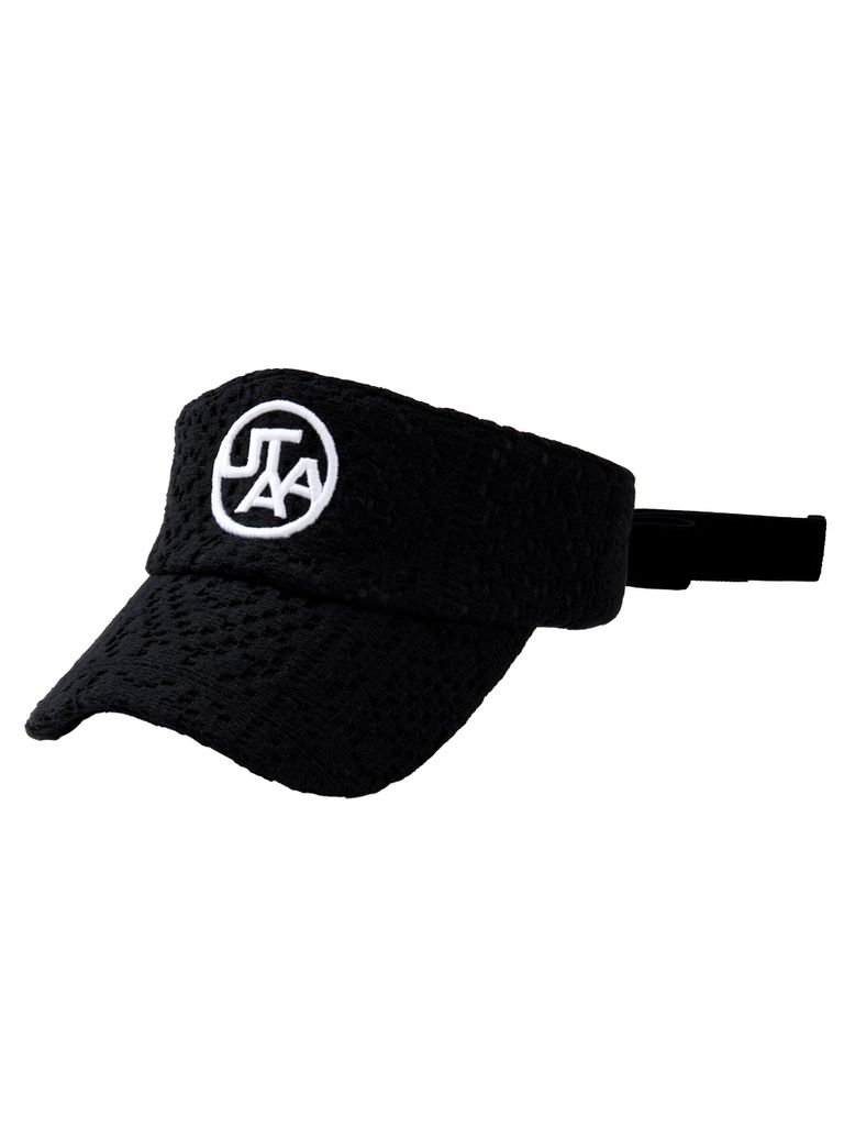 UTAA Pixel Tile Lace Sun Visor : Women's Black