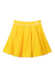 UTAA Notredame Lace Flare Skirt : Yellow